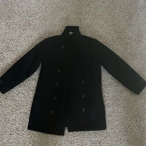 Young Boys Black Winter Coat
